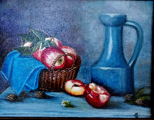 Apples and Vase