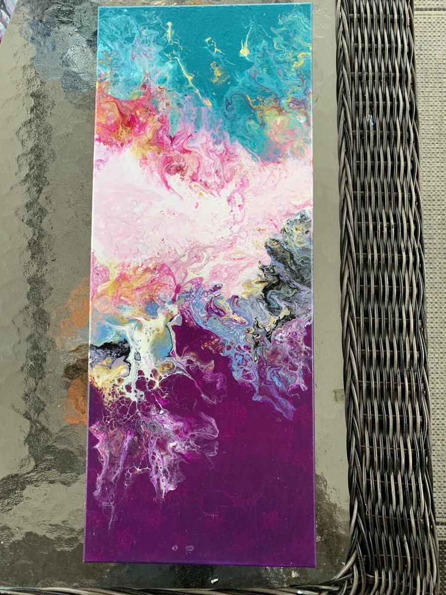 Duplex purple picture