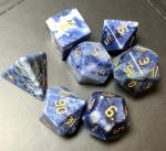 Sodalite Gemstone Dice Set