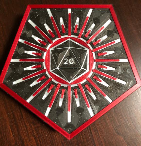 Dice Box - D20 design picture