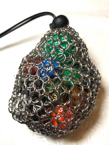 Chain Maille Dice Bag