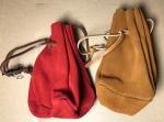 Suede Leather Dice Bag