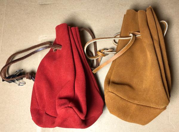 Suede Leather Dice Bag picture