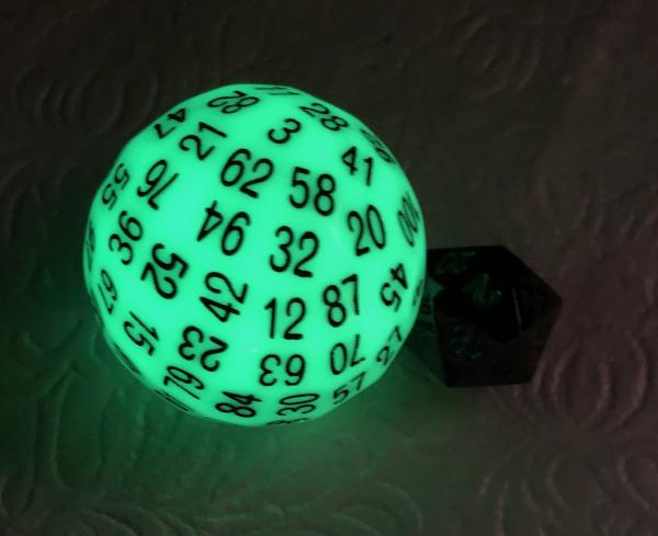 HUGE D100 - Glows in the Dark!!! picture