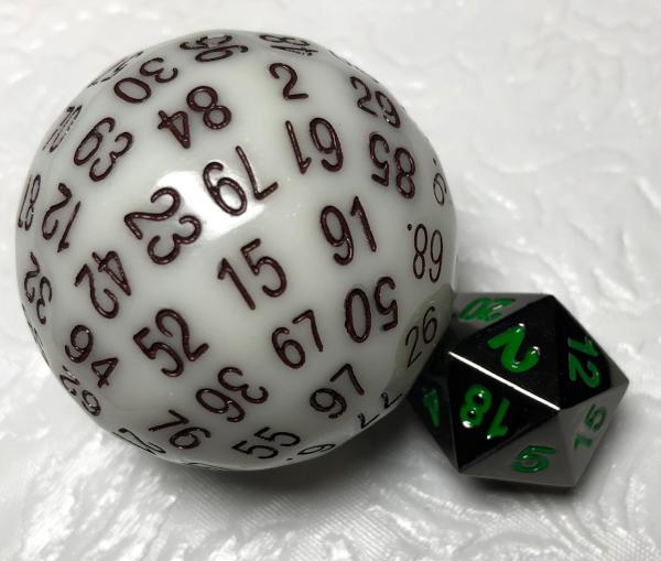 HUGE D100 - Glows in the Dark!!! picture