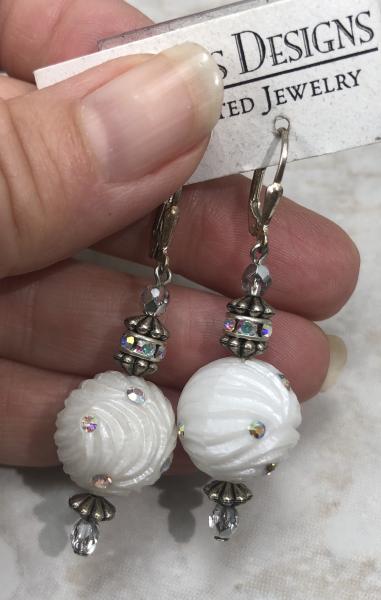 Earrings:: Snowball Vintage Sparkle