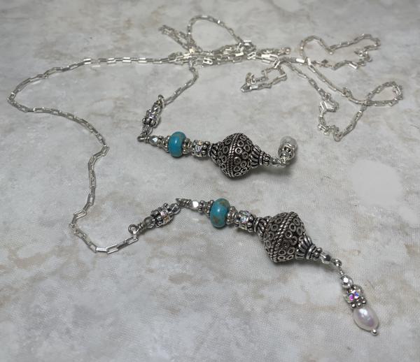 Necklace :: A Simply Elegant Southwest Style Sterling Silver Lariat picture