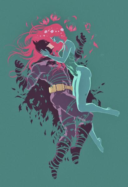 Batman & poison Ivy