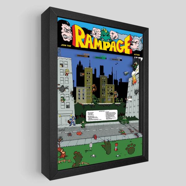 Rampage Shadowbox Art picture