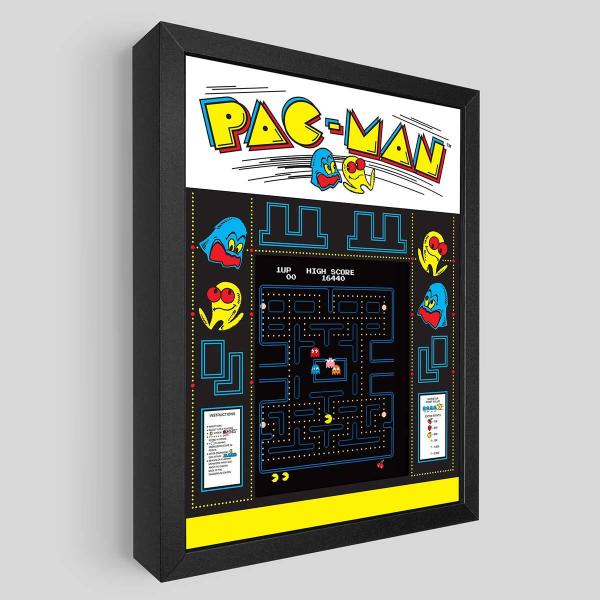 Pac Man Shadowbox Art picture