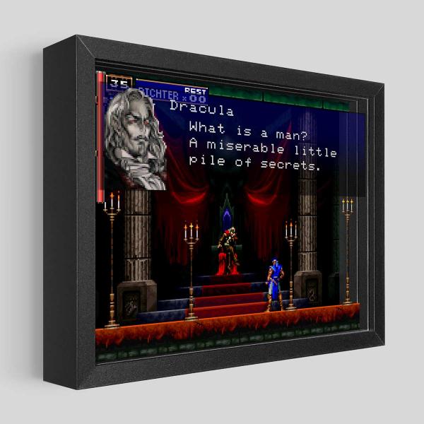 Castlevania SOTN Shadowbox Art picture