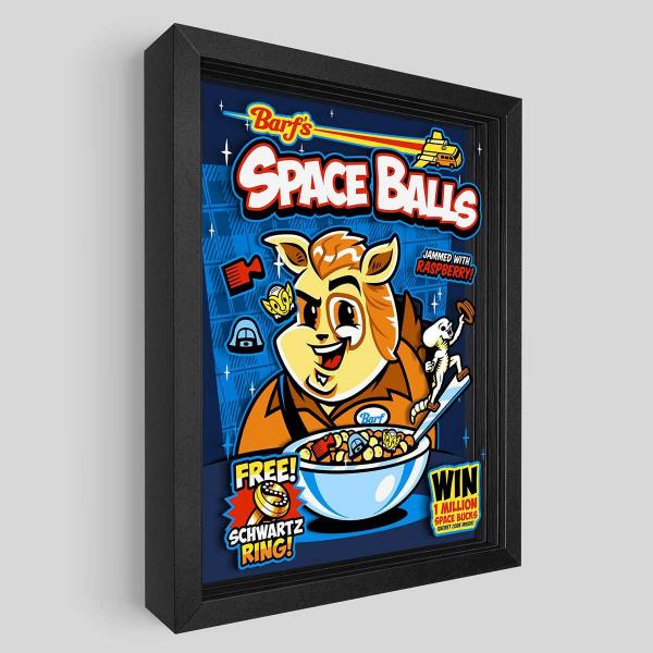 Space Balls Cereal Shadowbox Art picture