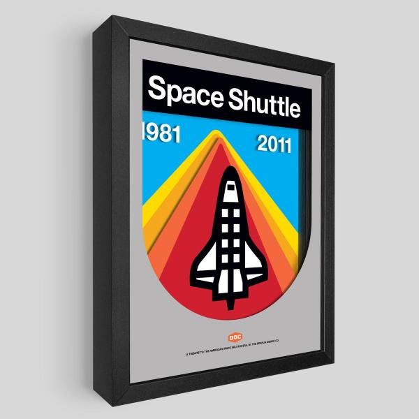 DDC Space Shuttle Shadowbox Art picture