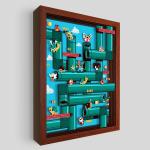 Super Mario Bros Shadowbox Art