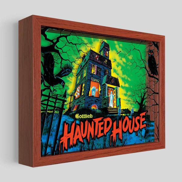 Haunted House Shadowbox Art picture
