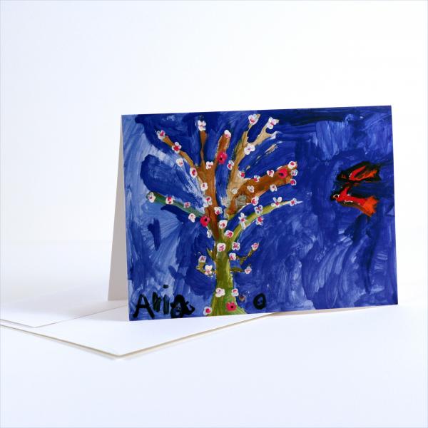 Flower Tree card set picture