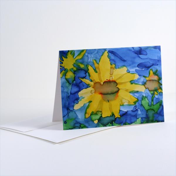 Sunflower card set picture