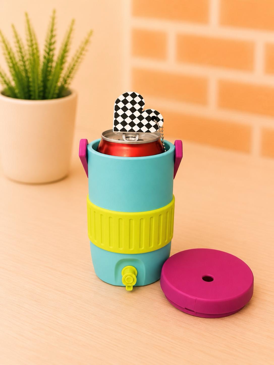 Retro Can Cooler with Can Opener (Nail Saver) picture