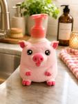 Cute Pig Foaming Soap Holder | Kitchen Sink Soap Dispenser Cover | Farmhouse Decor