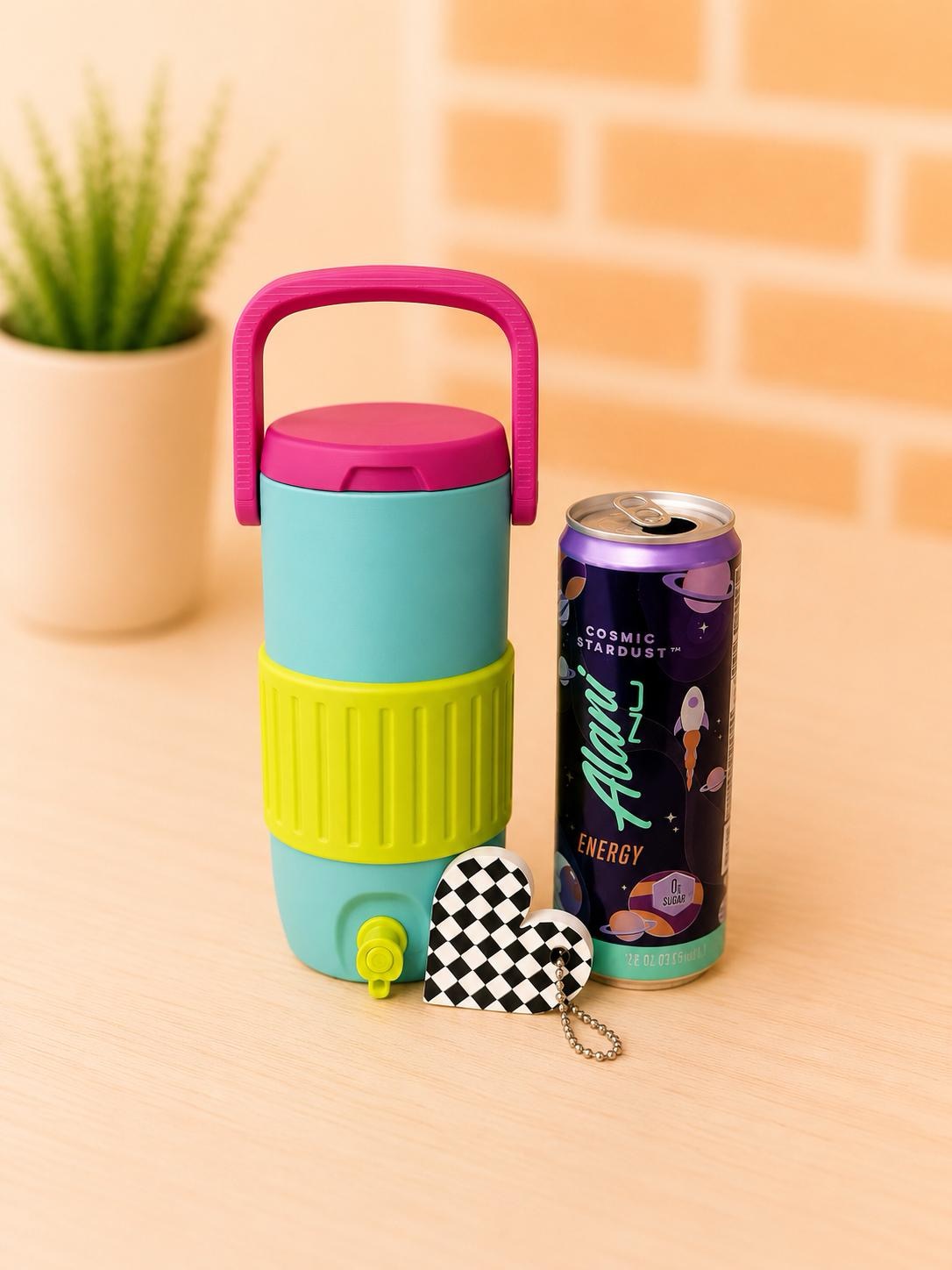 Retro Can Cooler with Can Opener (Nail Saver) picture