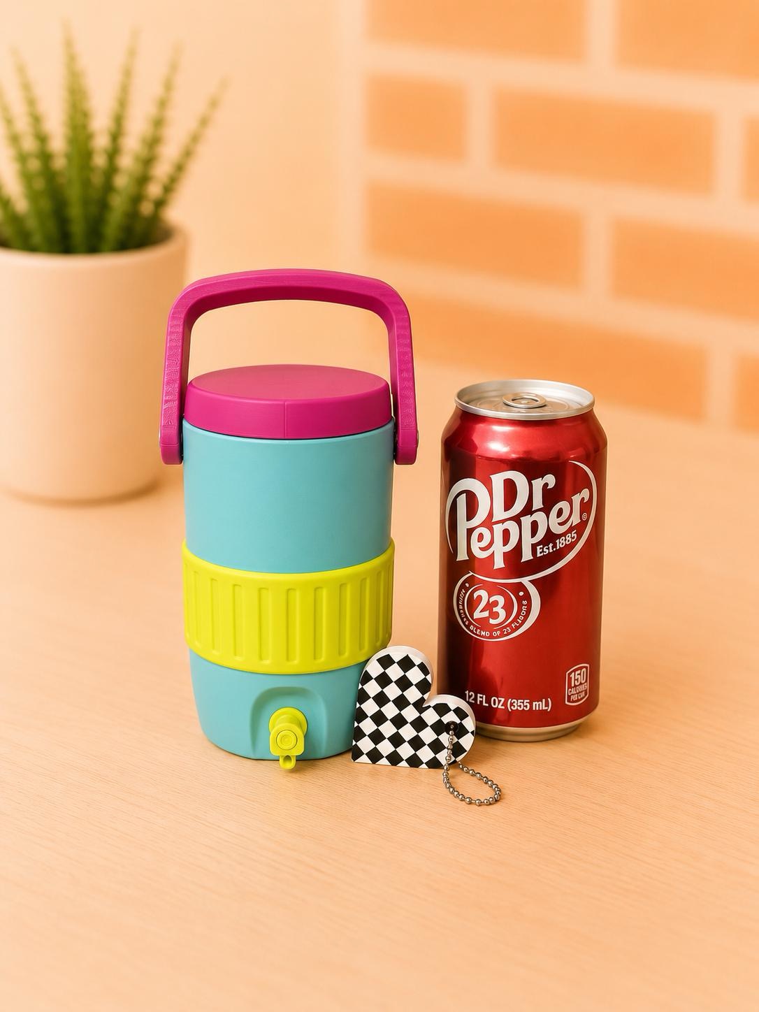 Retro Can Cooler with Can Opener (Nail Saver) picture