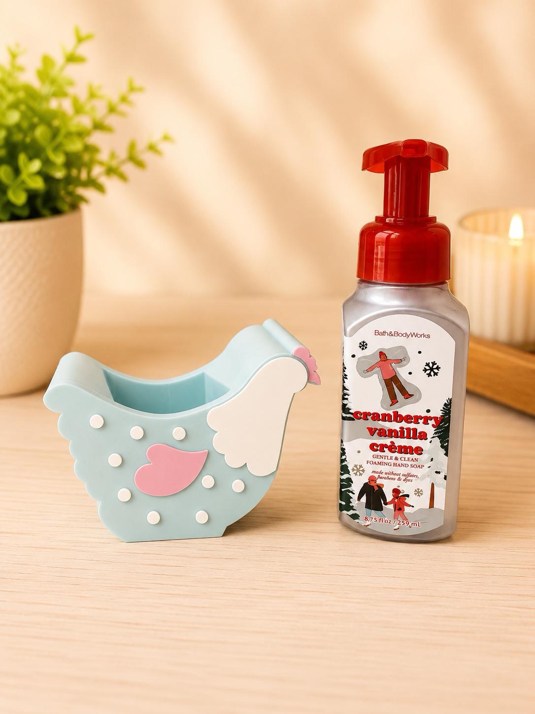 Chicken Soap Holder for Foaming Hand Soap | Farmhouse Decor picture