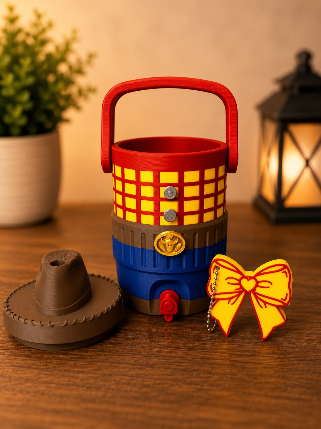 Cowboy Inspired Can Holder & Can Opener (Nail Saver) Bundle picture