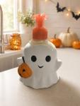 Halloween Ghost Soap Dispenser with Pumpkin | Foaming Soap Holder