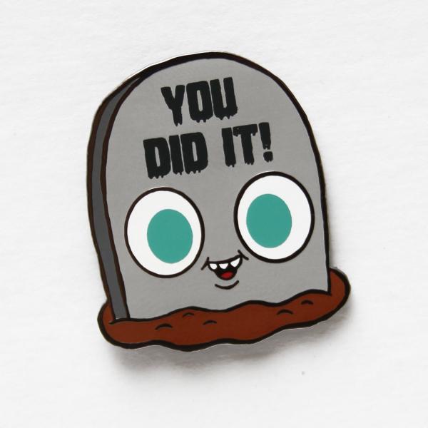 "Tombstimmy" hard enamel pin