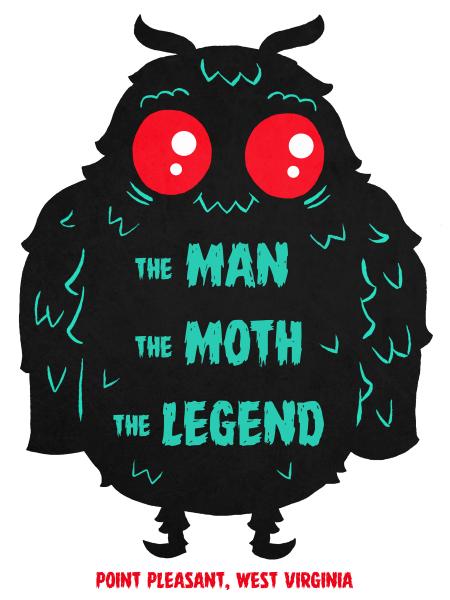 "Mothman" 12 x 16 poster picture