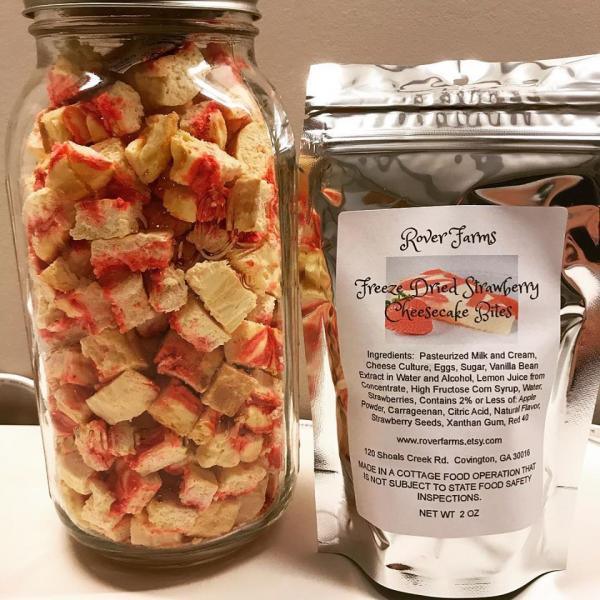 Freeze Dried Strawberry Cheesecake Bites picture