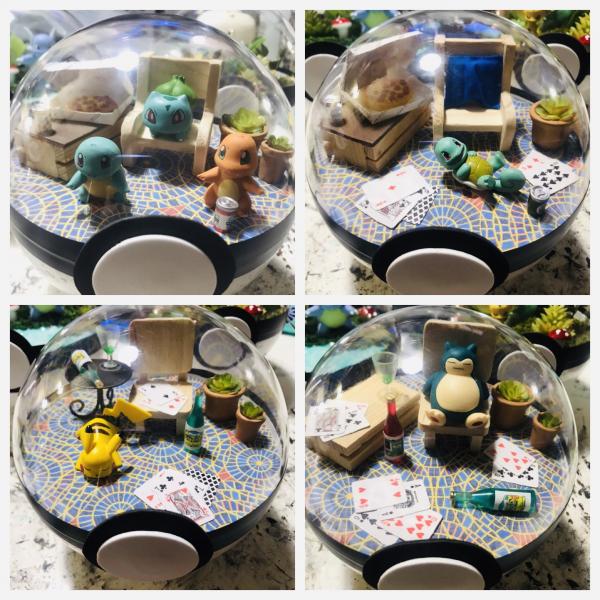 Any Pokemon Drunken Marriott Carpet Pokeball Terrarium picture