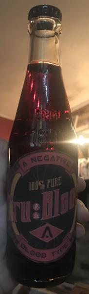 Tru Blood Glass Bottle “A Negative” Prop