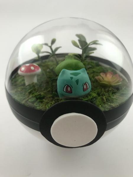 Bulbasaur Small Pokeball Terrarium