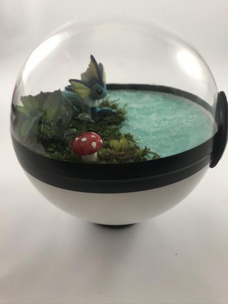 Vaporeon Large Water Pokeball Terrarium picture