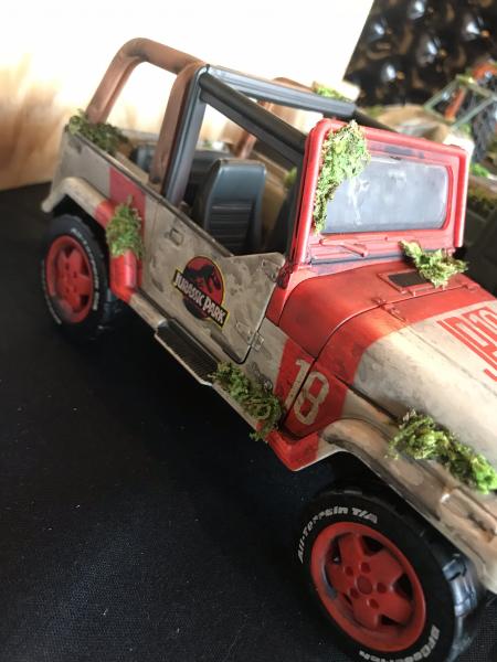 Custom Jurassic Park Jeep Figure picture