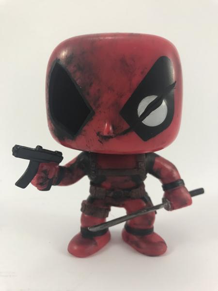 Custom Deadpool Battle Damaged Funko POP