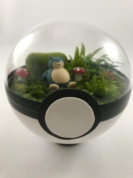 Snorlax Large Pokeball Terrarium