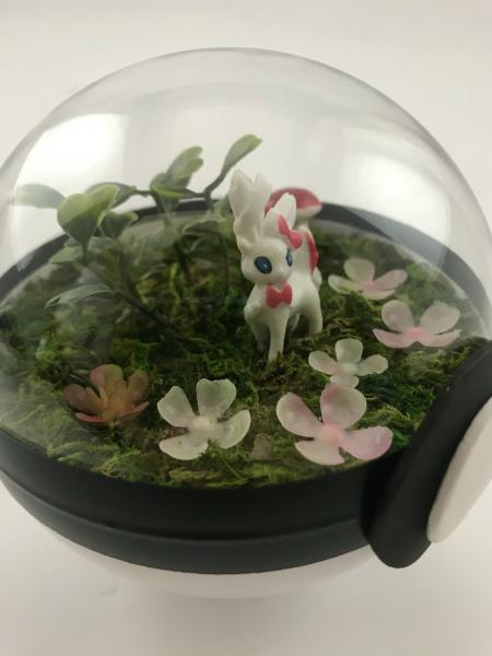 Sylveon Fairy Forest Small Pokeball Terrarium picture