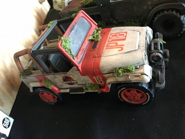 Custom Jurassic Park Jeep Figure