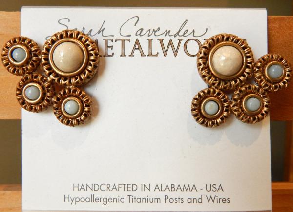 Byzantine Filigree circles earring picture