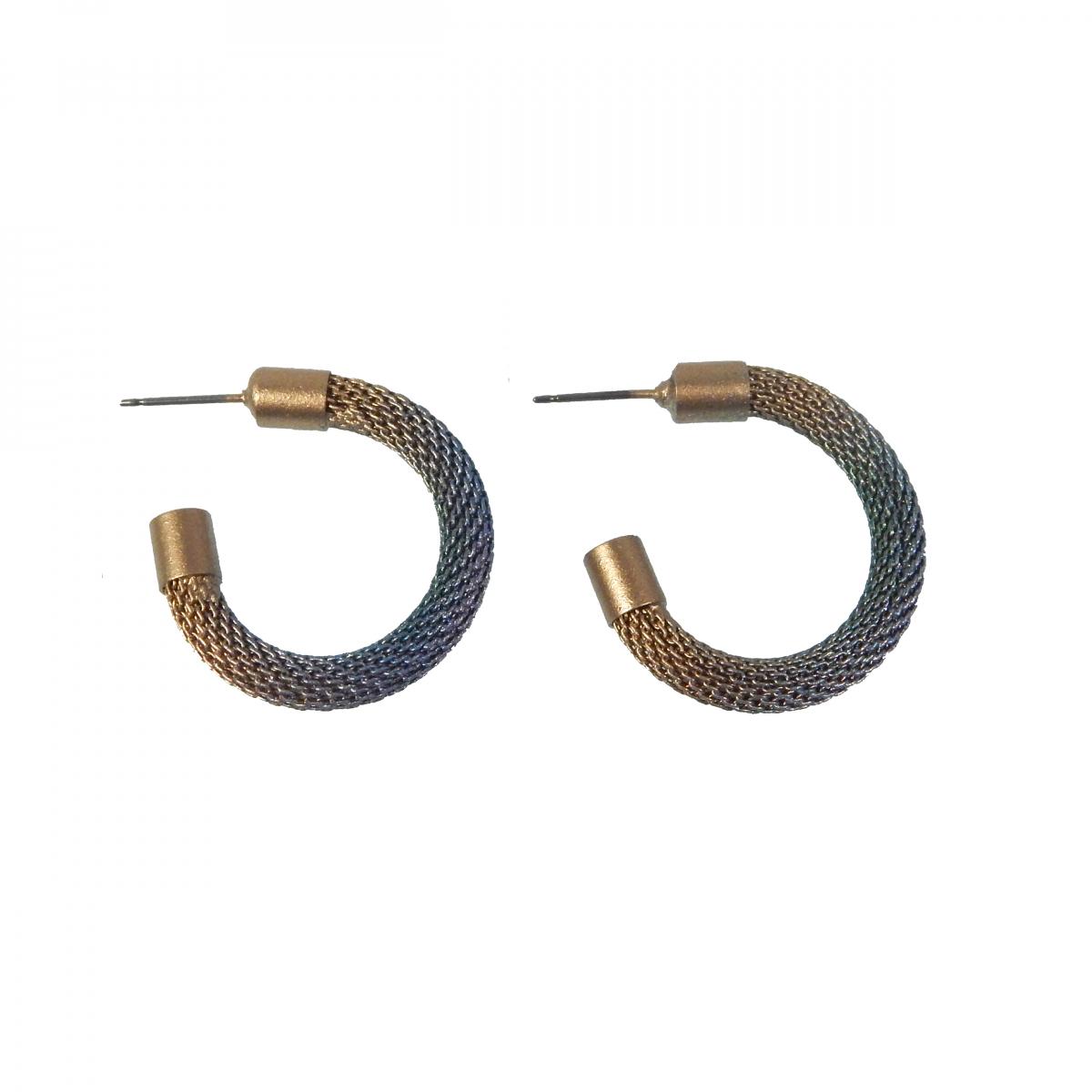 Small Mesh Hoop Earring picture