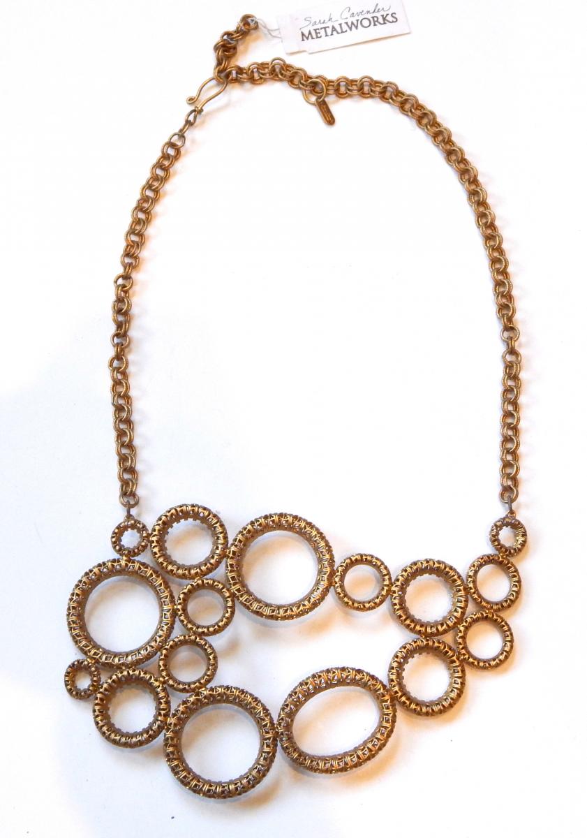 Filigree Circles "Paisley" Necklace picture
