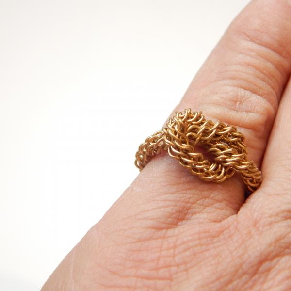 Twisted Wire Knot Ring picture