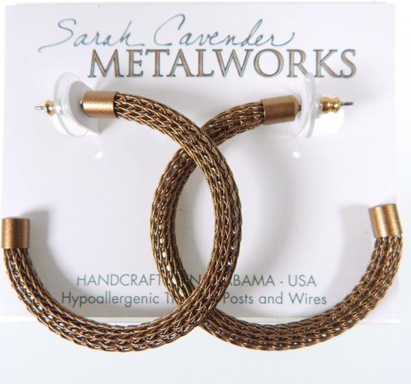 Viking Knit Hoop Earring picture