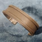 3/4" Pleated Mesh Cuff