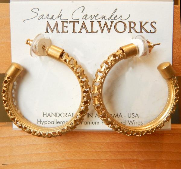 Filigree Hoop Earrings