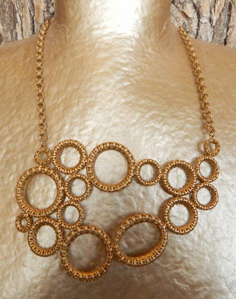 Filigree Circles "Paisley" Necklace picture