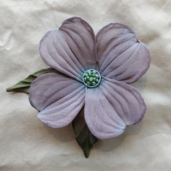 Dogwood Bloom with Leaves picture