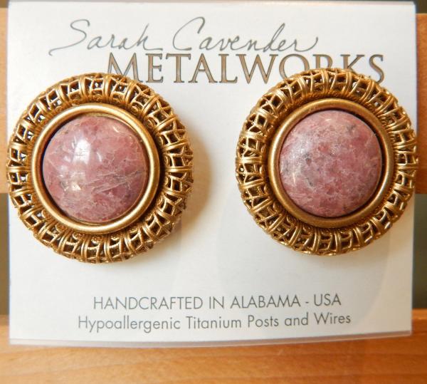 Filigree Button Earring, Clip picture